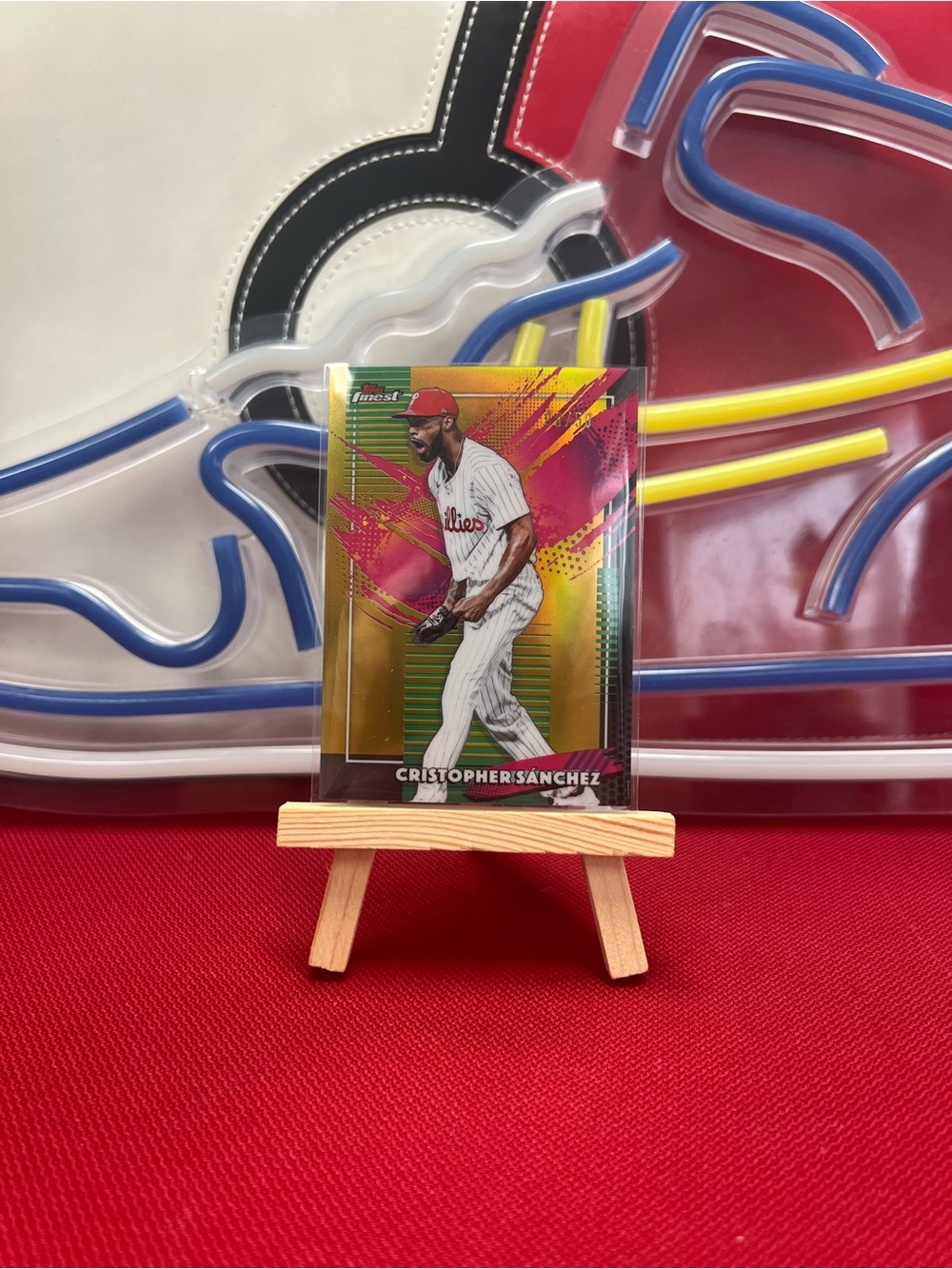 Topps Finest Cristopher Sanchez 226 Rare Gold #/50